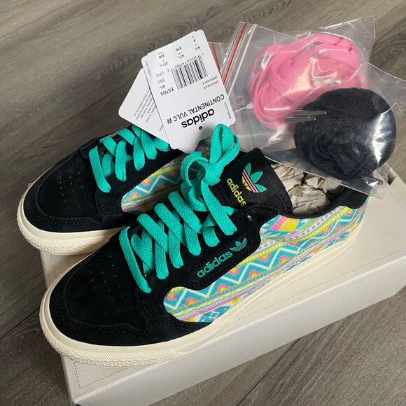 Adidas continental Vulc Arizona Iced Tea Edition Shoes size 6 - Picture 2 of 5